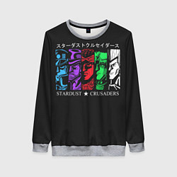 Свитшот женский JoJo Bizarre Adventure, цвет: 3D-меланж