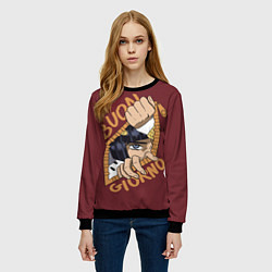 Свитшот женский Приключения ДжоДжо, цвет: 3D-черный — фото 2