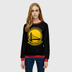 Свитшот женский GOLDEN STATE WARRIORS, цвет: 3D-красный — фото 2