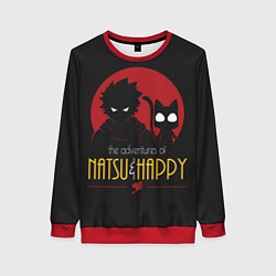 Свитшот женский Хвост Феи Natsu i Happy, цвет: 3D-красный