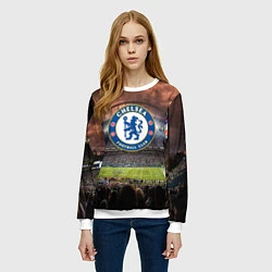 Свитшот женский FC Chelsea, цвет: 3D-белый — фото 2