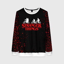 Свитшот женский STRANGER THINGS, цвет: 3D-белый
