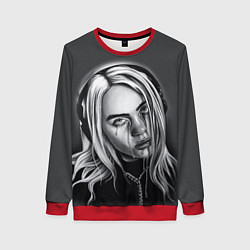 Свитшот женский BILLIE EILISH, цвет: 3D-красный