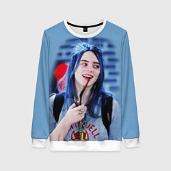 Свитшот женский BILLIE EILISH, цвет: 3D-белый