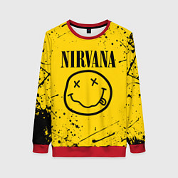 Свитшот женский NIRVANA, цвет: 3D-красный