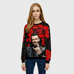 Свитшот женский Князь, цвет: 3D-черный — фото 2