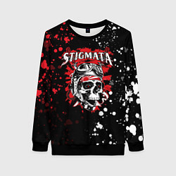 Свитшот женский Stigmata, цвет: 3D-черный