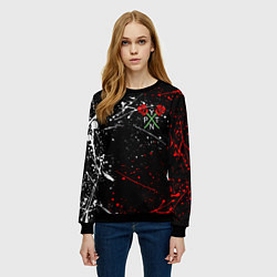 Свитшот женский Payton Moormeier: TikTok, цвет: 3D-черный — фото 2