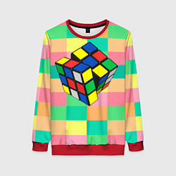 Женский свитшот Кубик Рубика