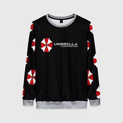 Свитшот женский Umbrella Corporation, цвет: 3D-меланж