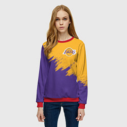 Свитшот женский LA LAKERS, цвет: 3D-красный — фото 2