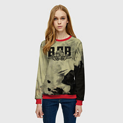 Свитшот женский ВДВ, цвет: 3D-красный — фото 2