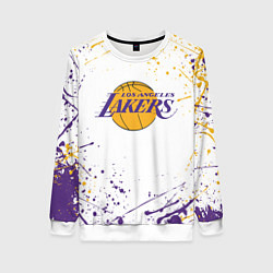 Свитшот женский LA LAKERS, цвет: 3D-белый