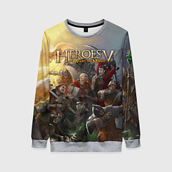 Свитшот женский Heroes of Might and Magic, цвет: 3D-меланж