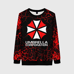 Свитшот женский UMBRELLA CORPORATION, цвет: 3D-черный