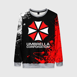 Свитшот женский UMBRELLA CORPORATION, цвет: 3D-меланж