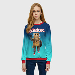 Свитшот женский ROBLOX, цвет: 3D-красный — фото 2