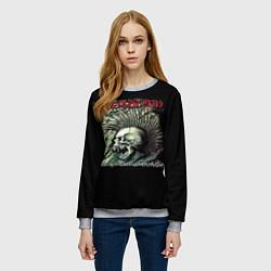 Свитшот женский The Exploited, цвет: 3D-меланж — фото 2