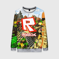 Свитшот женский ROBLOX, цвет: 3D-меланж