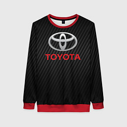 Свитшот женский TOYOTA, цвет: 3D-красный