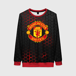 Свитшот женский МАНЧЕСТЕР ЮНАЙТЕД, цвет: 3D-красный