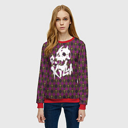 Свитшот женский Killer Queen, цвет: 3D-красный — фото 2