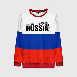 Свитшот женский Russia, цвет: 3D-красный