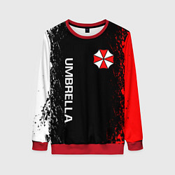 Свитшот женский RESIDENT EVIL UMBRELLA, цвет: 3D-красный