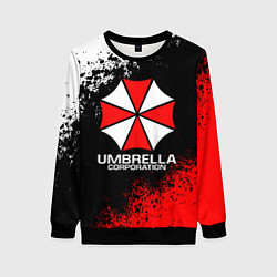Свитшот женский RESIDENT EVIL UMBRELLA, цвет: 3D-черный