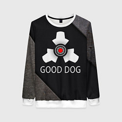Свитшот женский HL good dog, цвет: 3D-белый