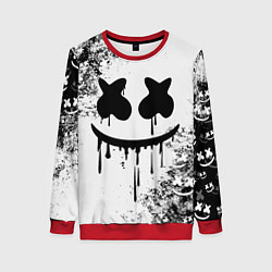 Свитшот женский Marshmello, цвет: 3D-красный