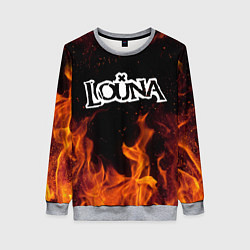 Свитшот женский Louna, цвет: 3D-меланж