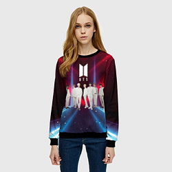 Свитшот женский BTS, цвет: 3D-черный — фото 2