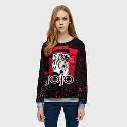 Свитшот женский JoJo Bizarre Adventure, цвет: 3D-меланж — фото 2