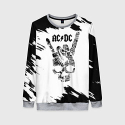 Свитшот женский ACDC, цвет: 3D-меланж