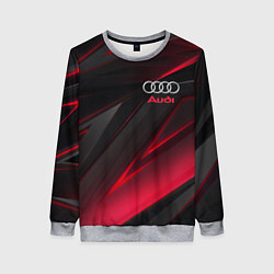 Свитшот женский AUDI, цвет: 3D-меланж