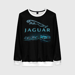 Свитшот женский Jaguar, цвет: 3D-белый