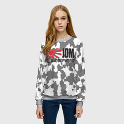 Свитшот женский JDM Style, цвет: 3D-меланж — фото 2