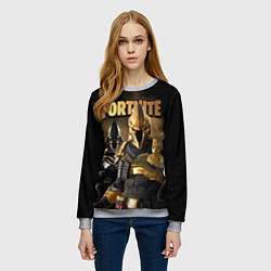Свитшот женский FORTNITE, цвет: 3D-меланж — фото 2
