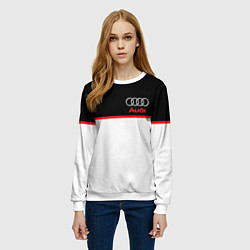 Свитшот женский AUDI SPORT, цвет: 3D-белый — фото 2