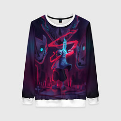 Свитшот женский UNDERTALE, цвет: 3D-белый