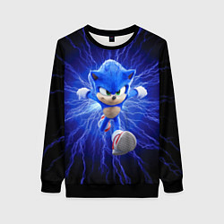 Свитшот женский SONIC, цвет: 3D-черный
