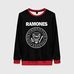 Свитшот женский RAMONES, цвет: 3D-красный