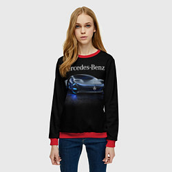 Свитшот женский MERCEDES, цвет: 3D-красный — фото 2