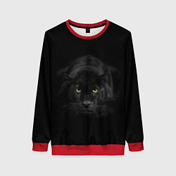 Свитшот женский Пантера, цвет: 3D-красный