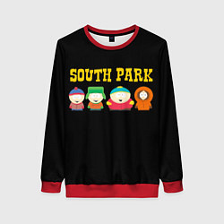Свитшот женский South Park, цвет: 3D-красный