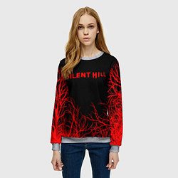 Свитшот женский SILENT HILL, цвет: 3D-меланж — фото 2