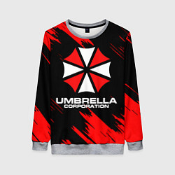 Свитшот женский Umbrella Corporation, цвет: 3D-меланж