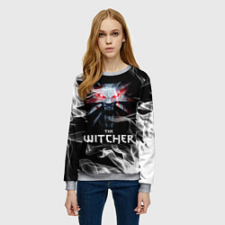 Свитшот женский ВЕДЬМАК, цвет: 3D-меланж — фото 2