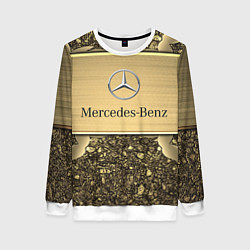 Свитшот женский MERCEDES GOLD, цвет: 3D-белый